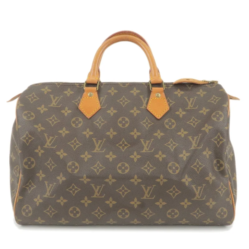 Louis Vuitton Monogram Speedy 35 Hand Bag Boston Bag M41524