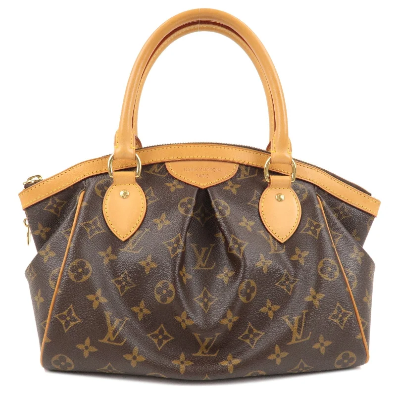 Louis Vuitton Monogram Tivoli PM Hand Bag Brown M40143