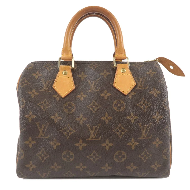 Louis Vuitton Monogram Speedy 25 Hand Bag Boston Bag M41528