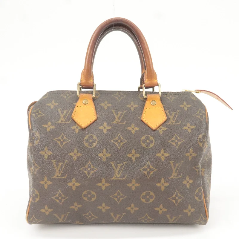 Louis Vuitton Monogram Speedy 25 Hand Bag Boston Bag M41528