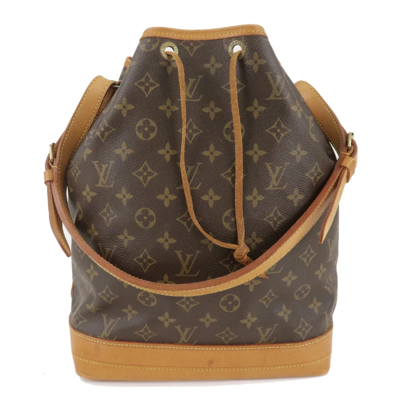 Louis Vuitton Monogram Noe Shoulder Bag Hand Bag Brown M42224