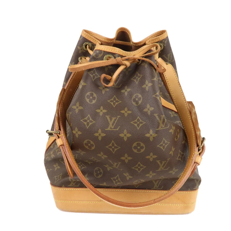 Louis Vuitton Monogram Noe Shoulder Bag Hand Bag Brown M42224