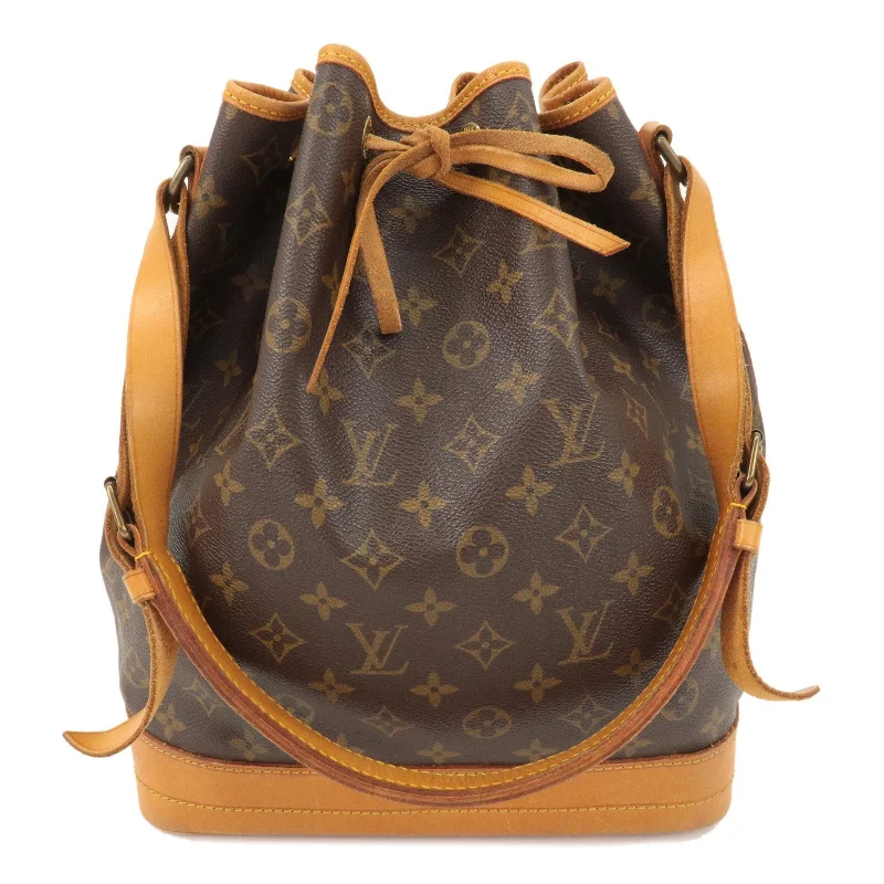 Louis Vuitton Monogram Noe Shoulder Bag Hand Bag Brown M42224