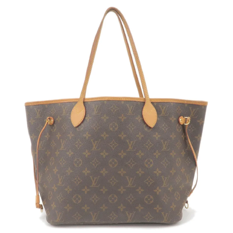 Louis Vuitton Monogram Neverfull MM Tote Bag Brown M40156