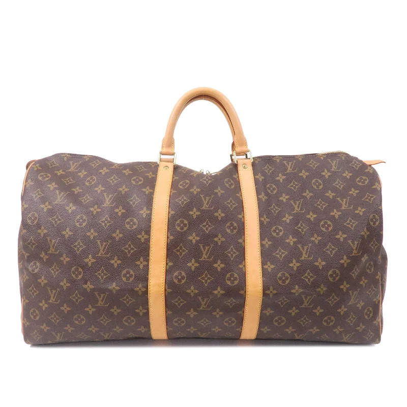 Louis Vuitton Monogram Keep All 60 Boston Bag Brown M41422