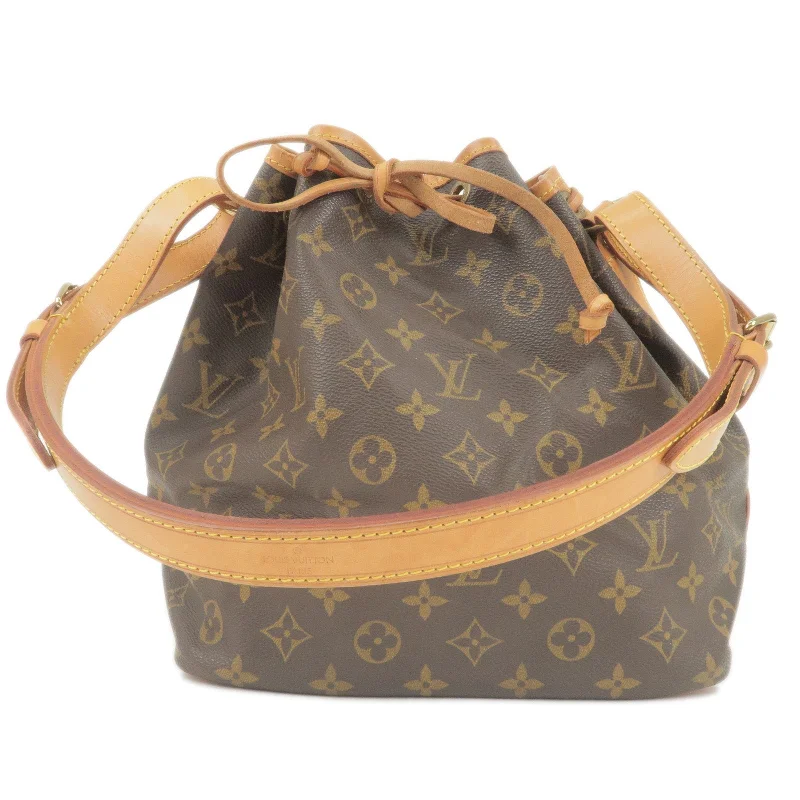 Louis Vuitton Monogram Petit Noe Shoulder Bag M42226