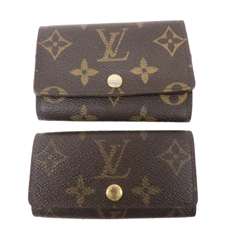 Louis Vuitton Monogram Set of 2 Multicles Key Case M62631 M62630