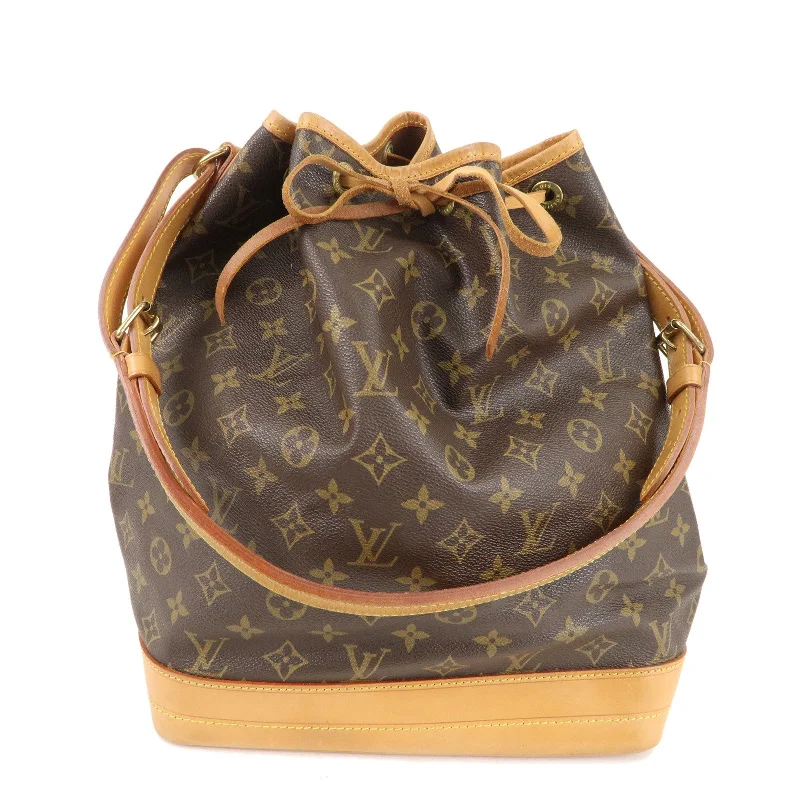 Louis Vuitton Monogram Noe Shoulder Bag Brown M42224