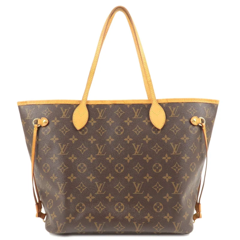 Louis Vuitton Monogram Neverfull MM Tote Bag Fuchsia M40996