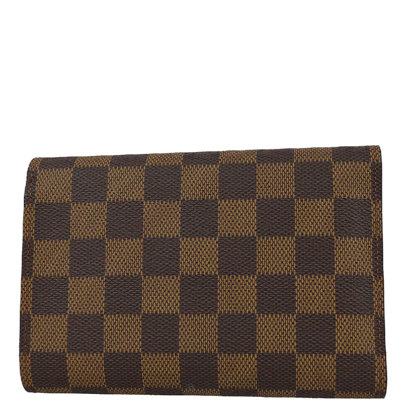 Louis Vuitton 2002 Damier Porte Tresor Etuy Papier Wallet Purse N61202