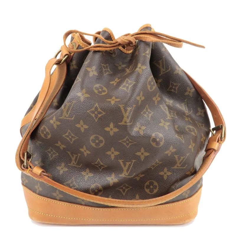 Louis Vuitton Monogram Noe Shoulder Bag Brown M42224