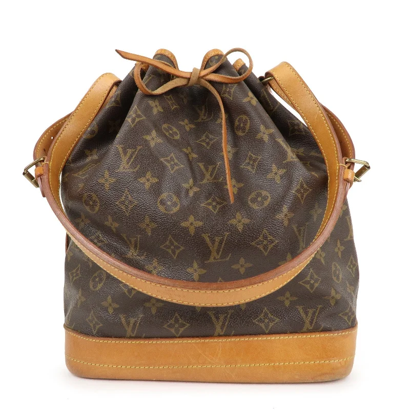 Louis Vuitton Monogram Noe Shoulder Bag Hand Bag Brown M42224