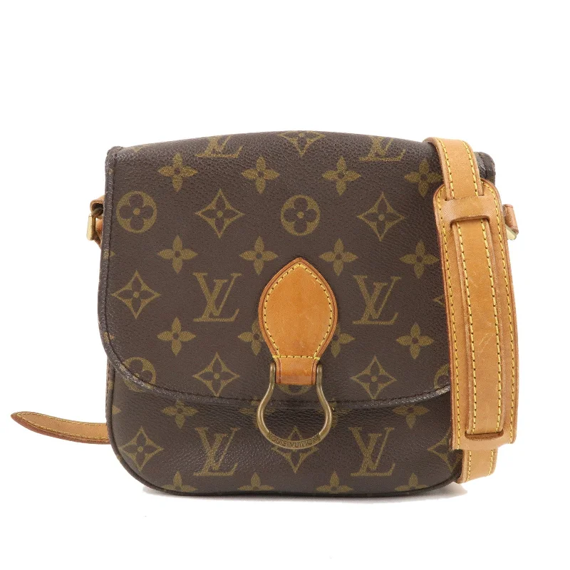 Louis Vuitton Monogram Saint Cloud MM Shoulder Bag Brown M51243