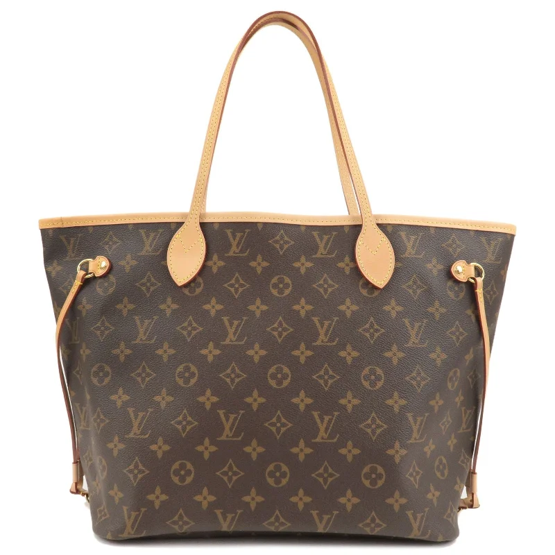 Louis Vuitton Monogram Neverfull MM Tote Bag Pivoine M41178