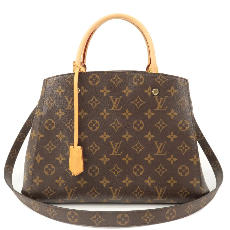 Louis Vuitton Monogram Montaigne MM 2Way Bag Hand Bag M41056