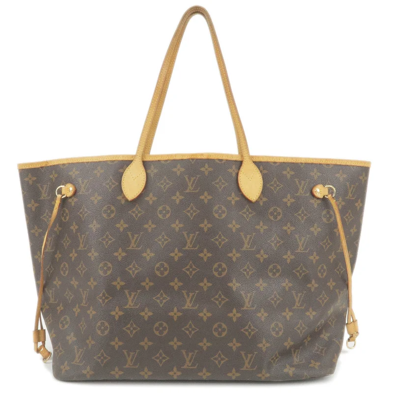 Louis Vuitton Monogram Neverfull GM Tote Bag Hand Bag M40157